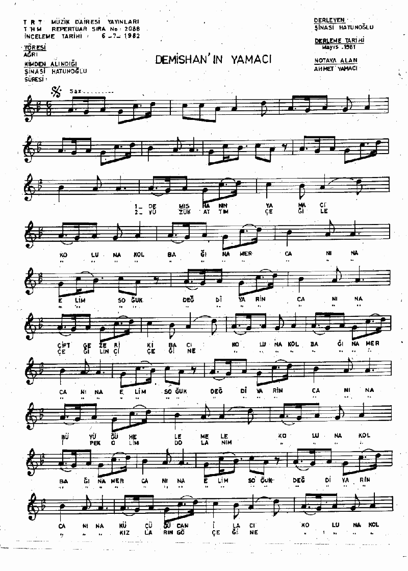 DEMİŞHAN'IN YAMACI