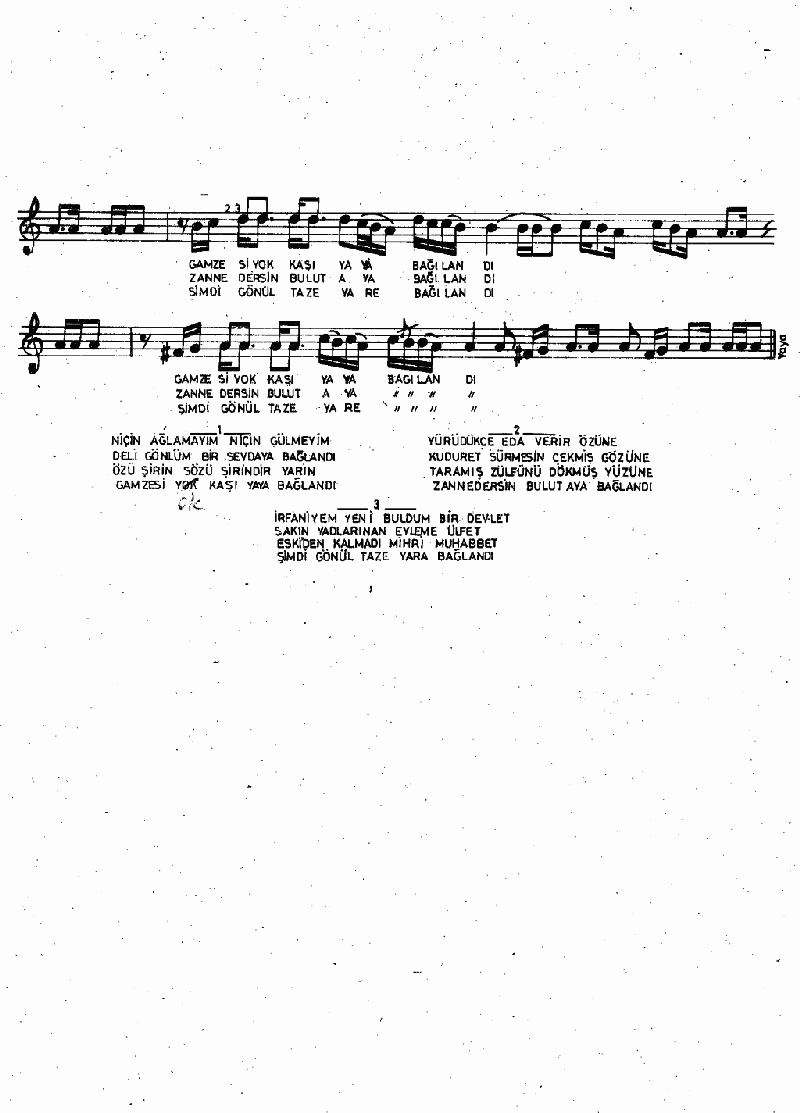 NİÇİN AĞLAMAYIM NİÇİN GÜLMEYİM