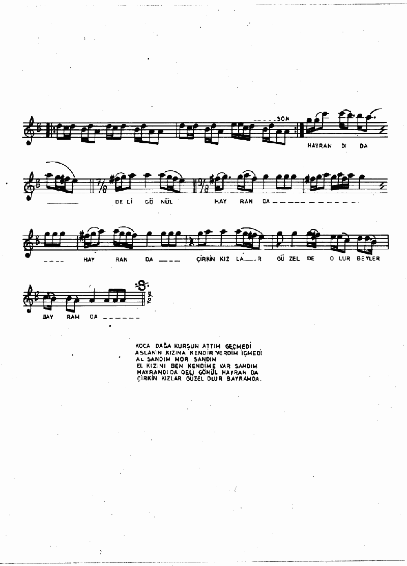 KOCADAĞ'A KURŞUN ATTIM GEÇMEDİ