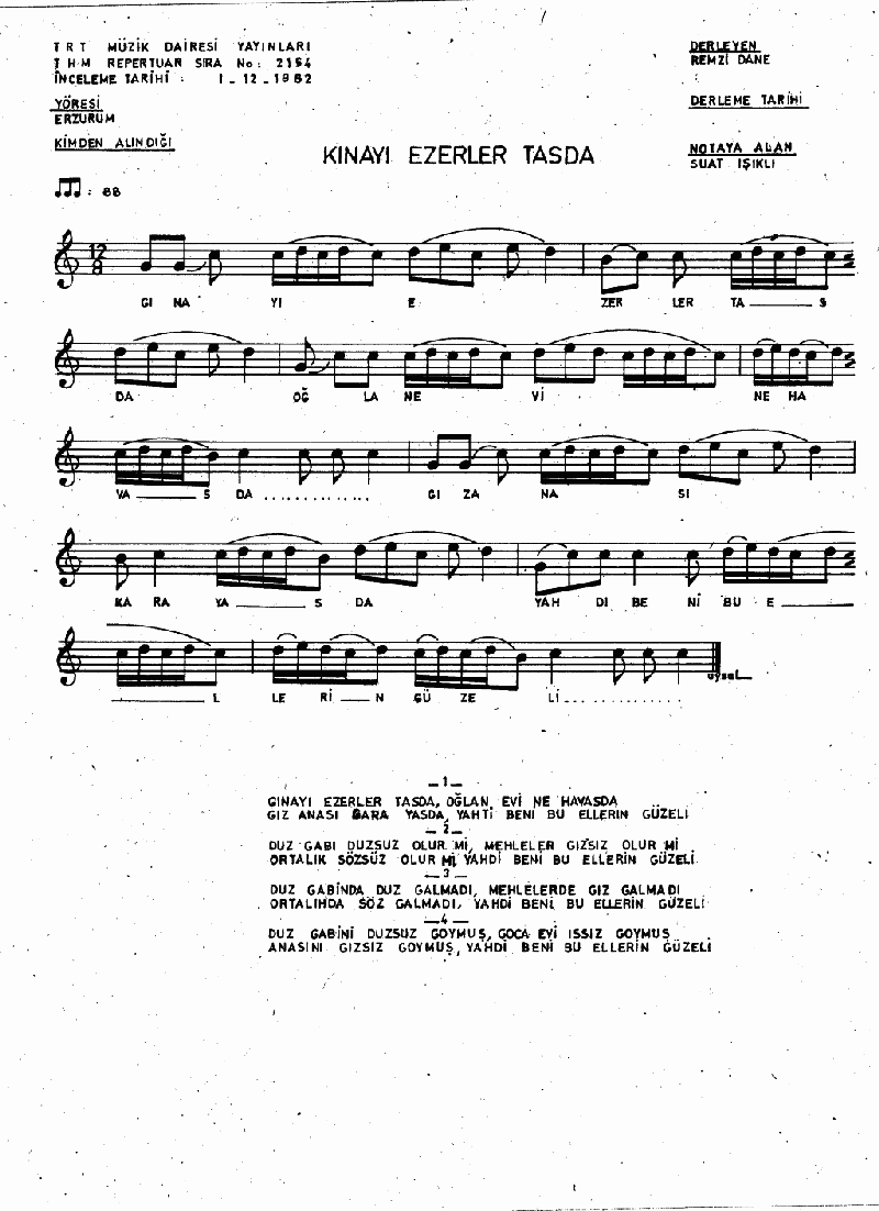 GINAYI EZERLER TASDA