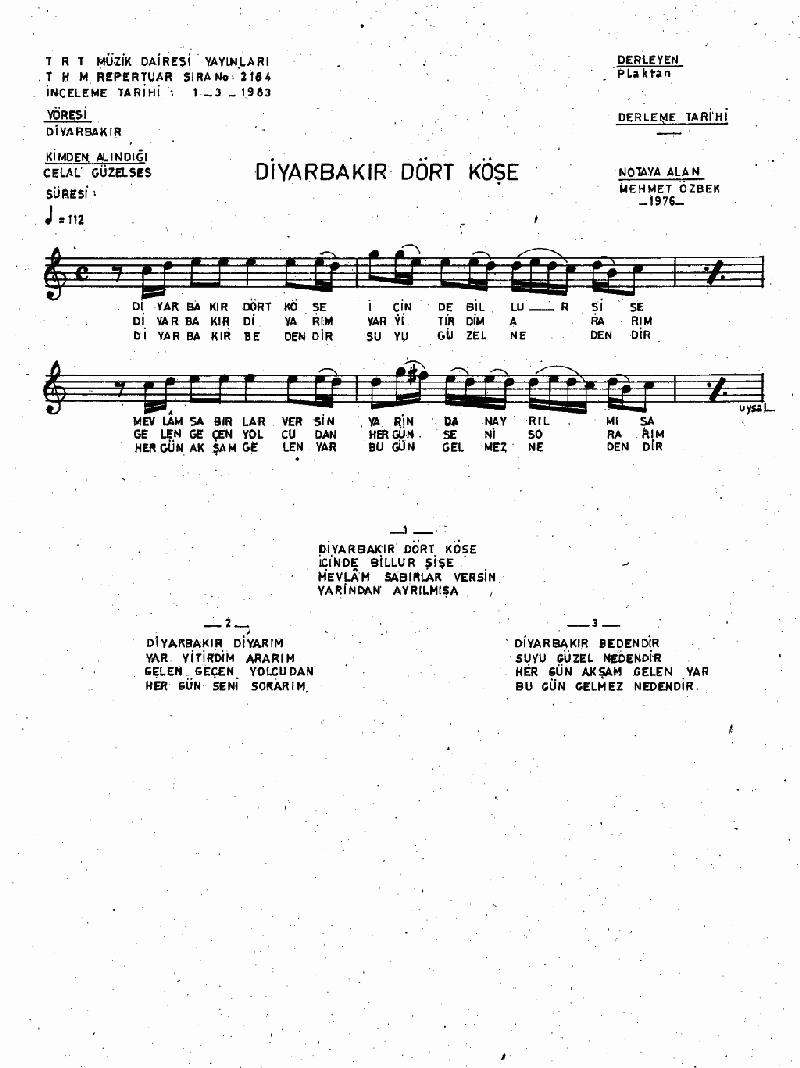 DİYARBAKIR DÖRT KÖŞE