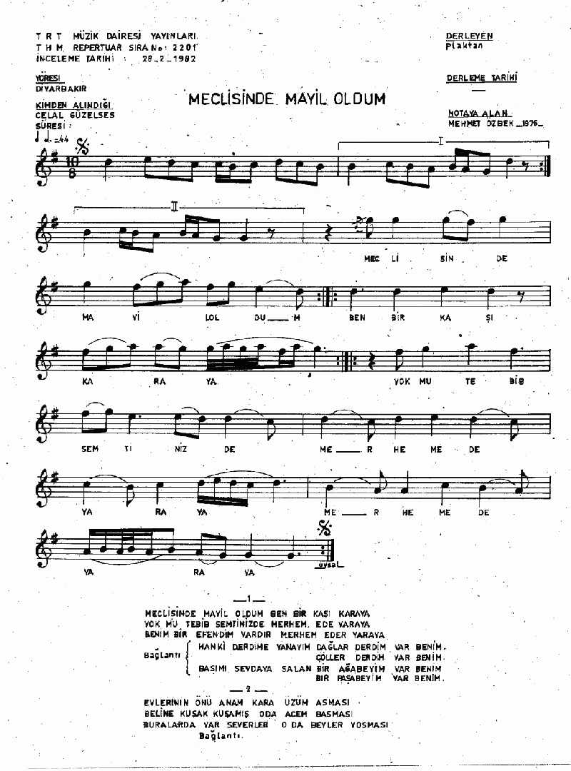 MECLİSİNDE MAİL OLDUM