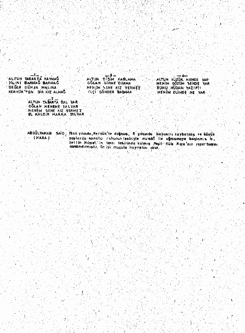 ALTUN TABAKTA BAL VAR