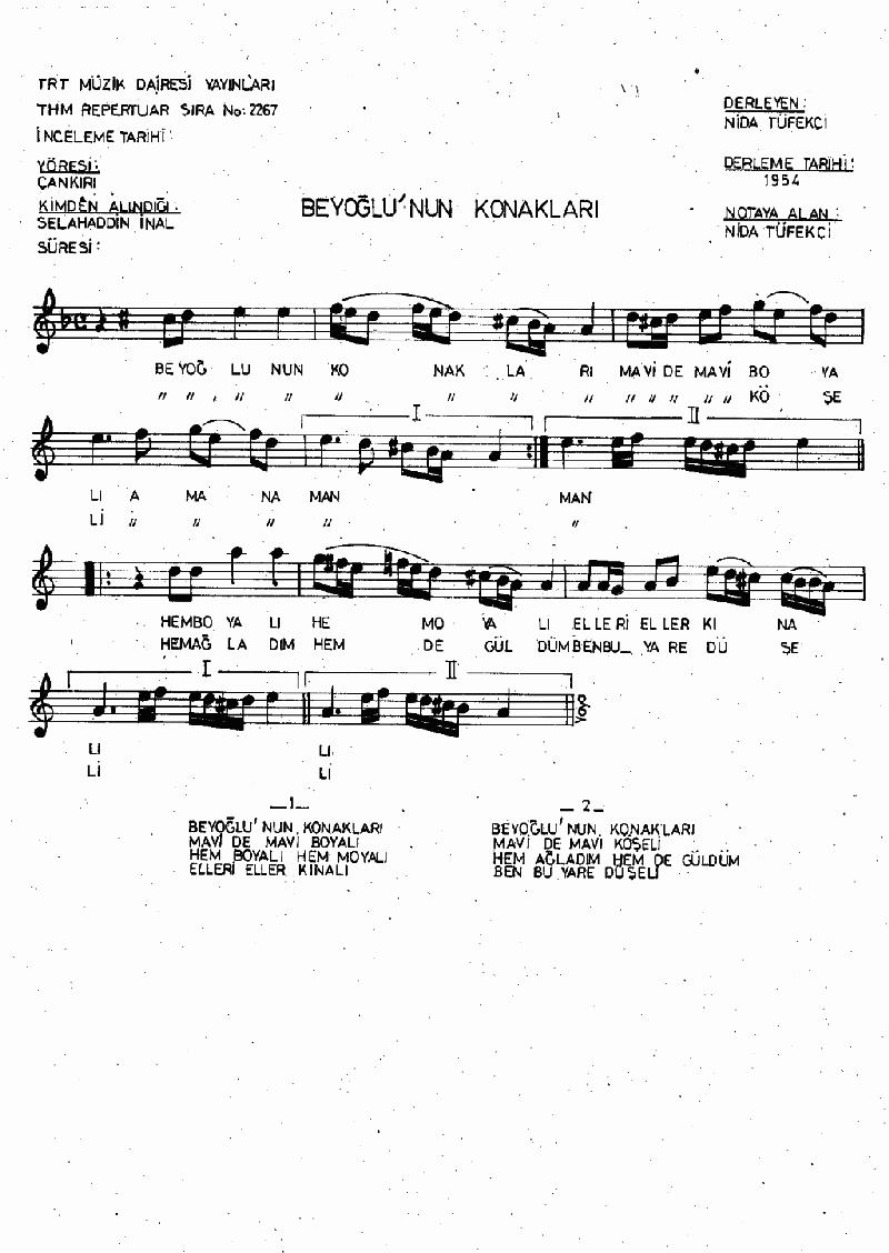 BEYOĞLU'NUN KONAKLARI