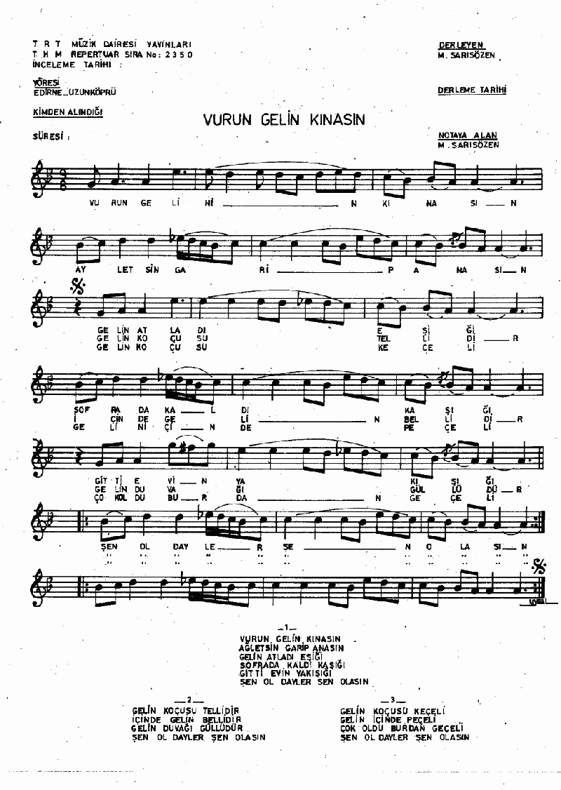 VURUN GELİN KINASIN