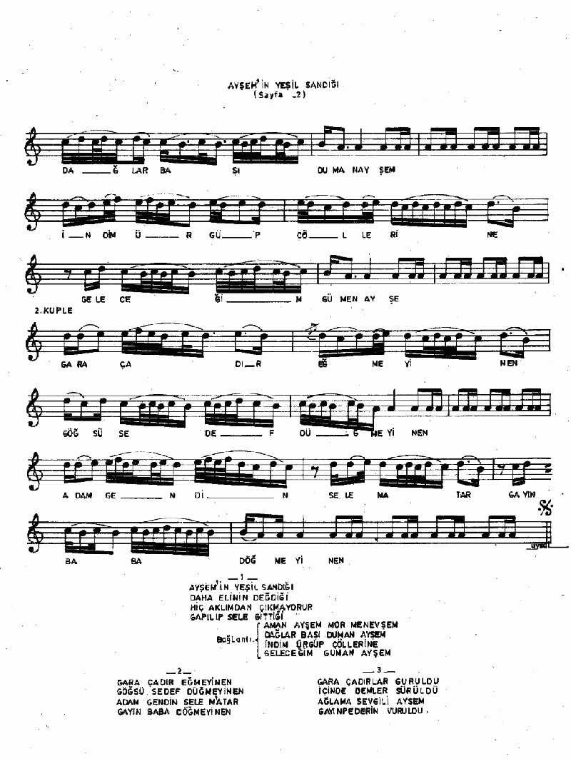 AYŞEMİN YEŞİL SANDIĞI