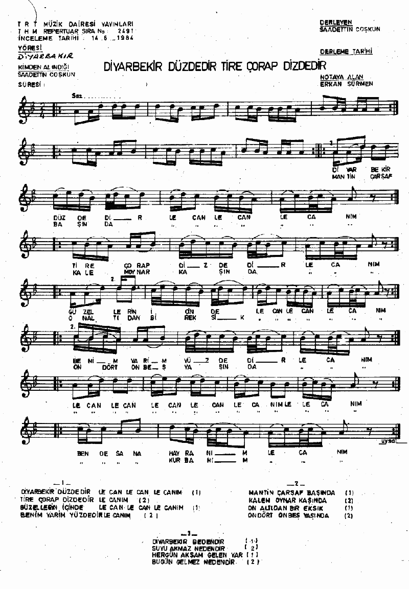 DİYARBAKIR DÜZDEDİR