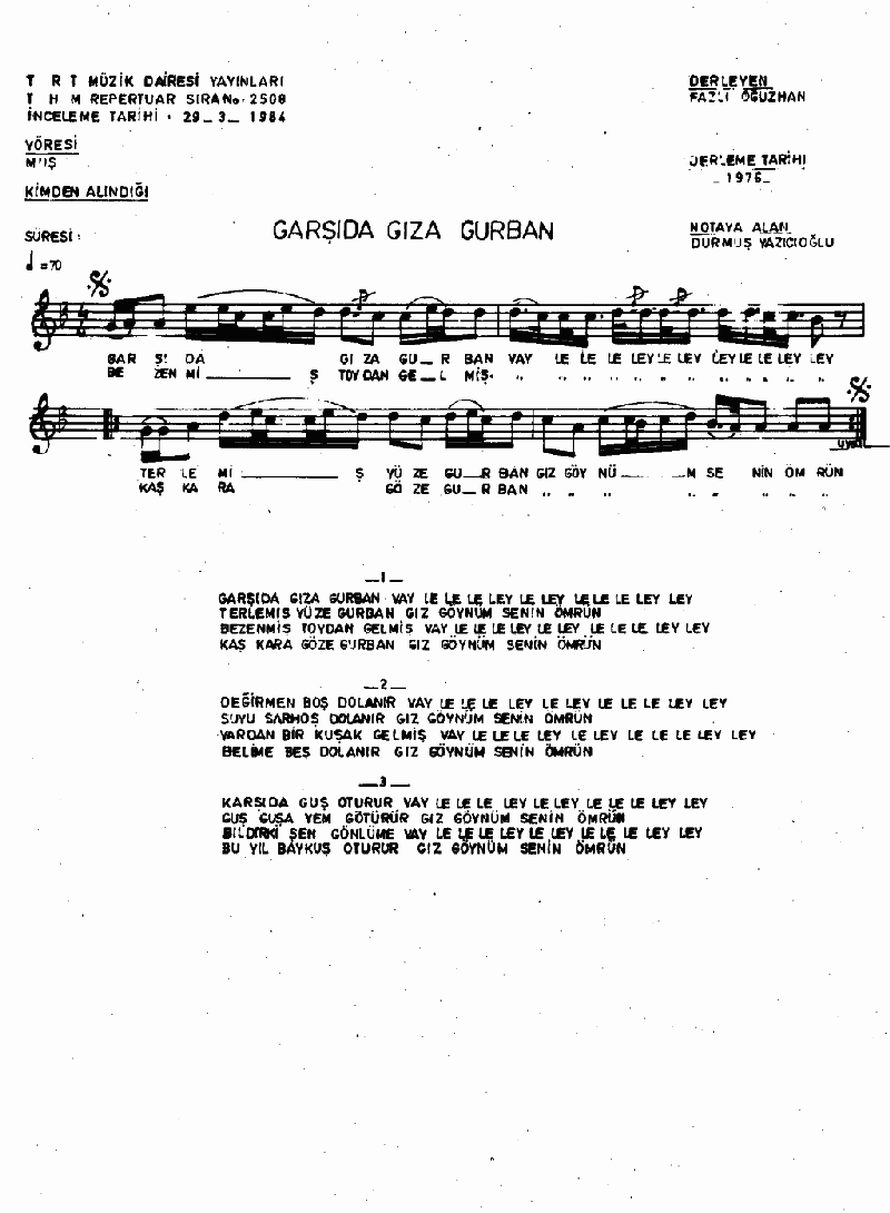 GARŞIDA GIZA GURBAN