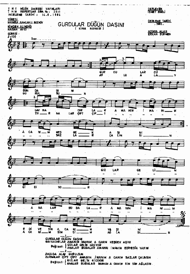 GURDULAR DÜĞÜN AŞINI