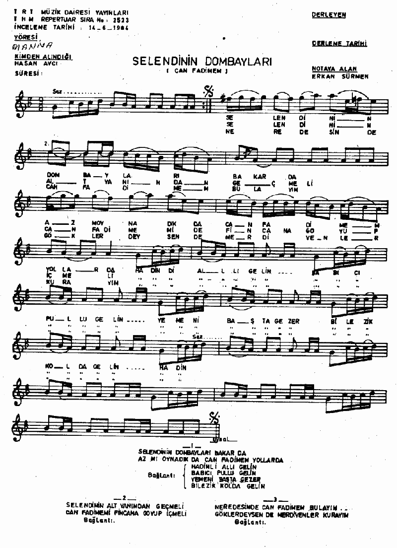 SELENDİ'NİN DOMBAYLARI BAKAR DA