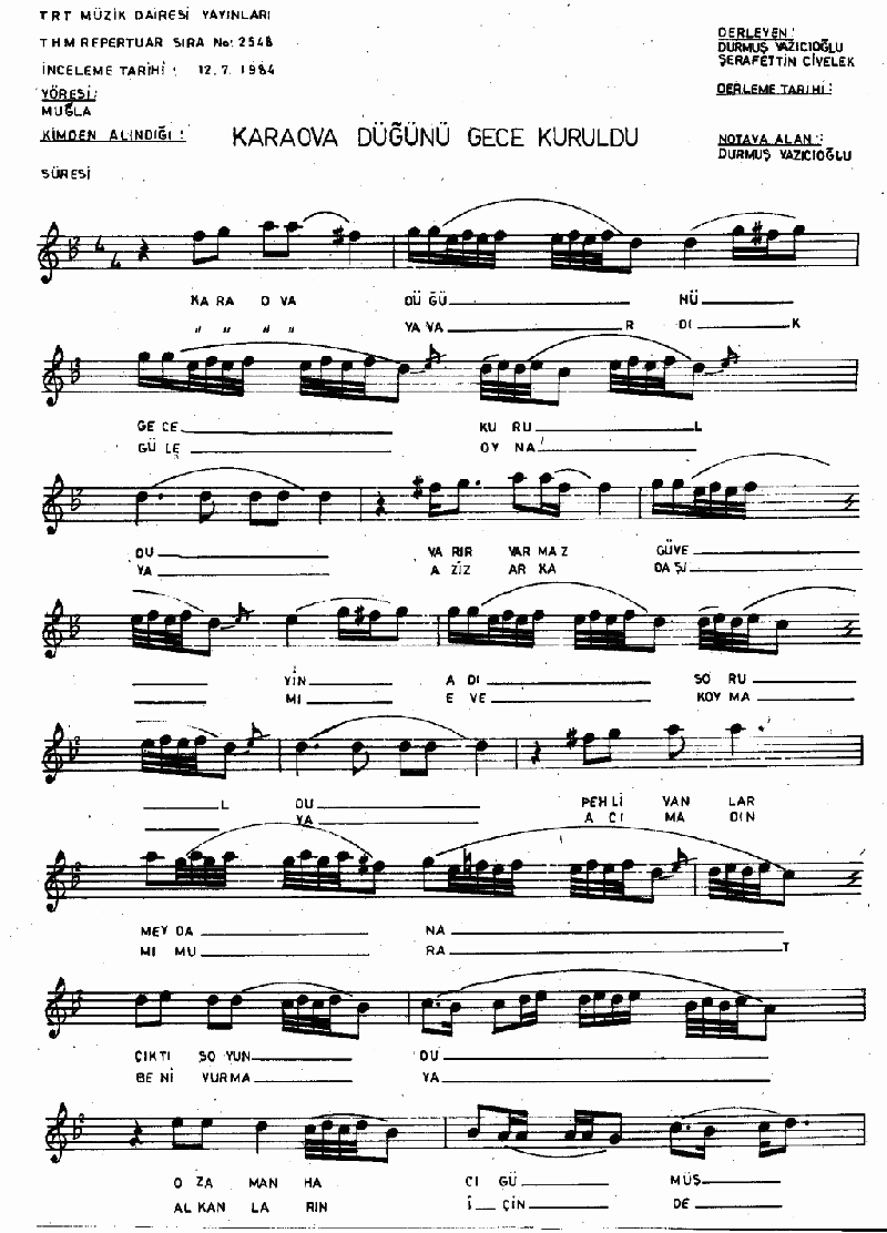 KARAOVA DÜĞÜNÜ GECE KURULDU