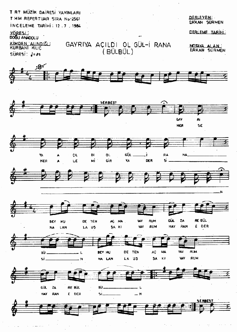 GAYRIYA AÇILDI OL GÜLİ RANA