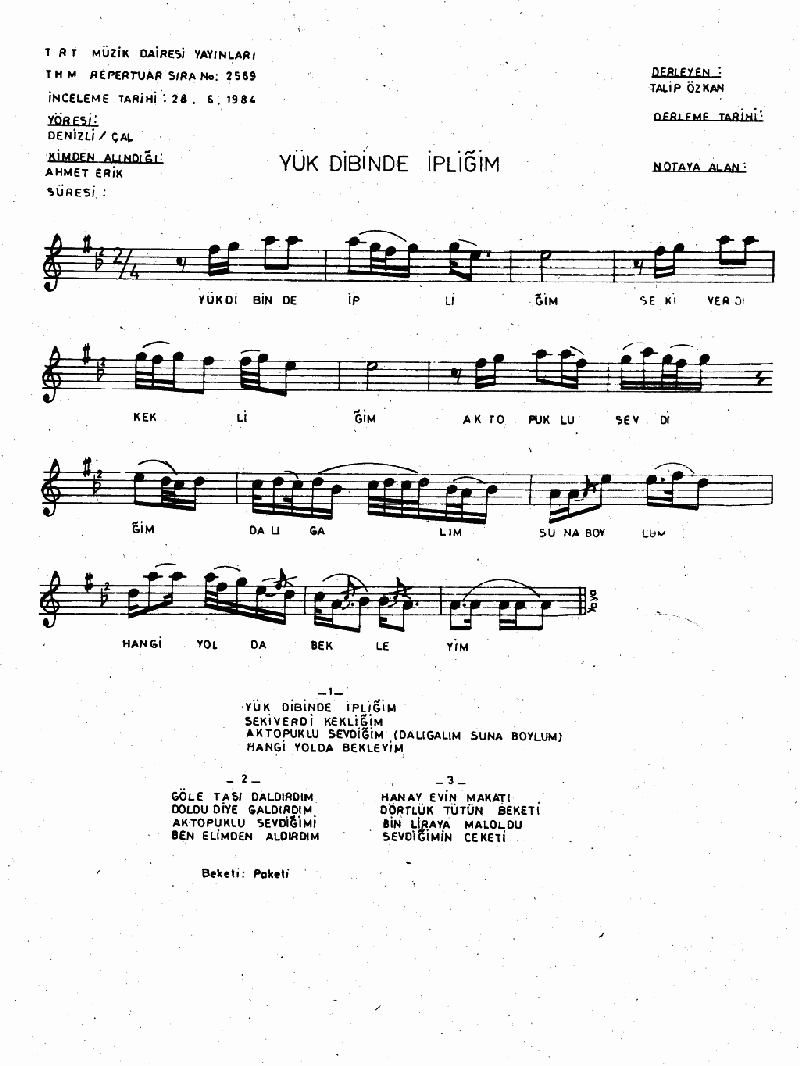 YÜK DİBİNDE İPLİĞİM