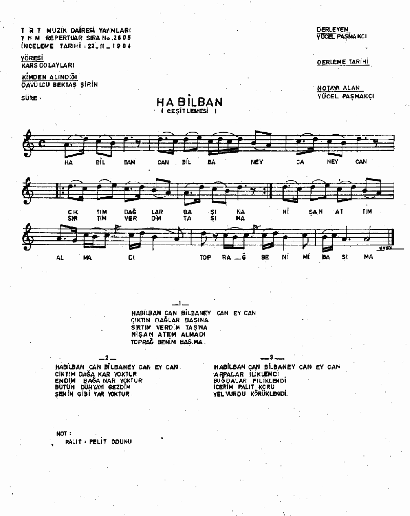 HABİLBAN CAN EY CAN