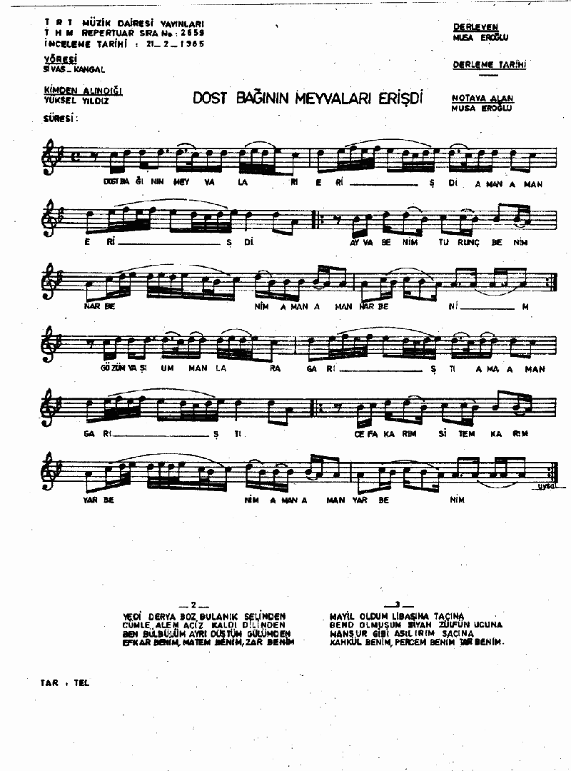 DOST BAĞININ MEYVALARI ERİŞDİ