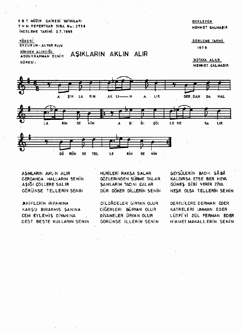 AŞIHLARIN AHLIN ALIR