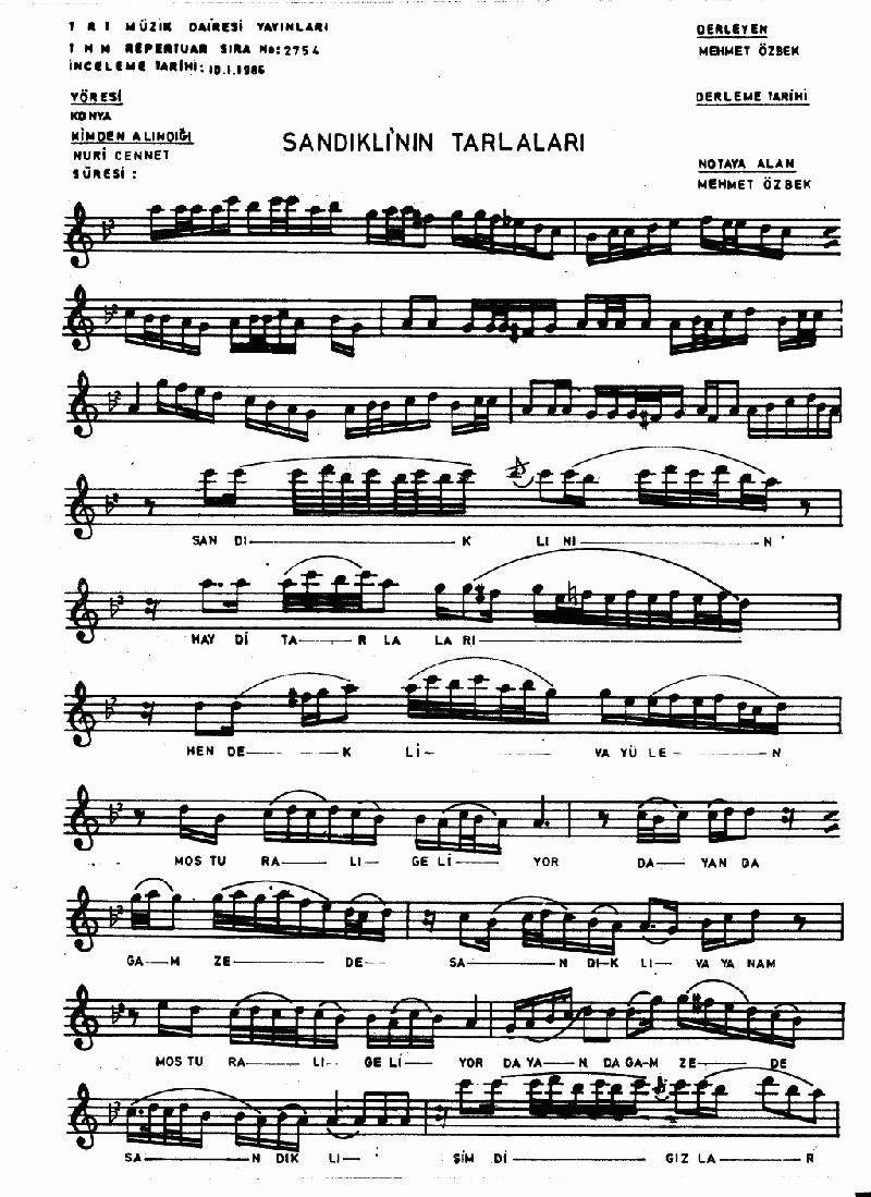 SANDIKLI'NIN TARLALARI HENDEKLİ