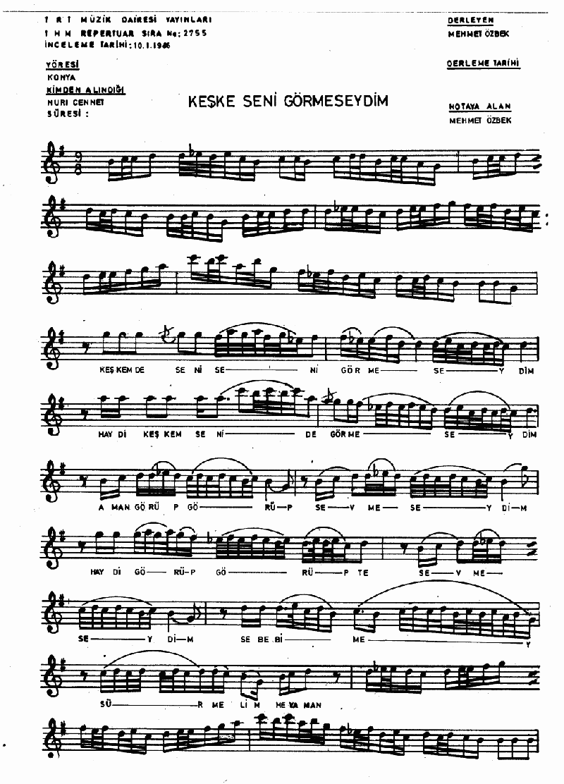 KEŞKE SENİ GÖRMESEYDİM