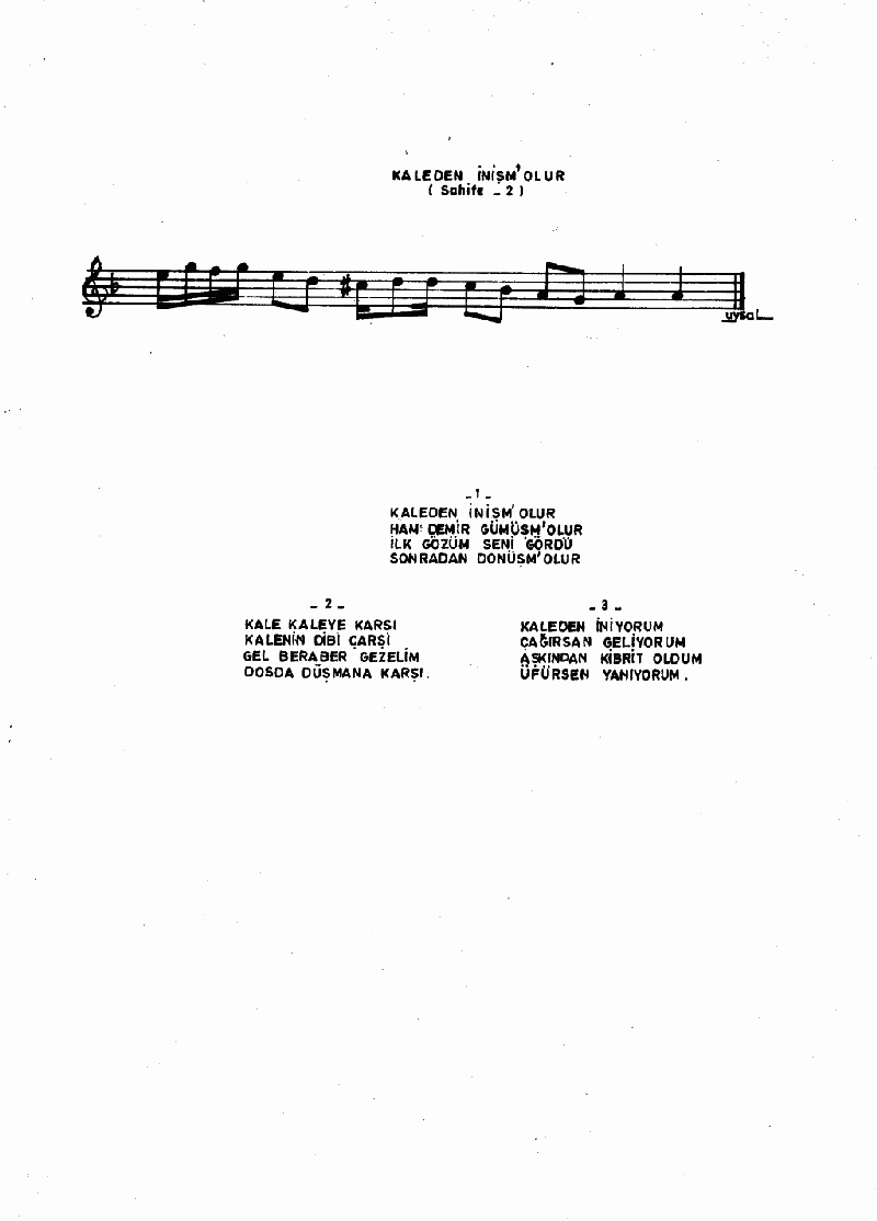 KALEDEN İNİŞ M'OLUR IV