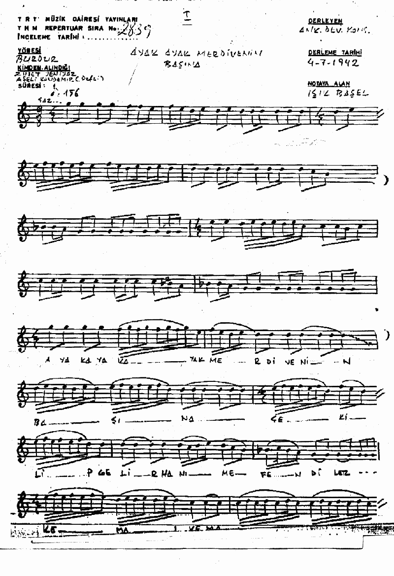 AYAK AYAK MERDİVANIN BAŞINA