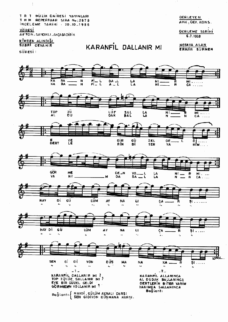 KARANFİL DALLANIR MI