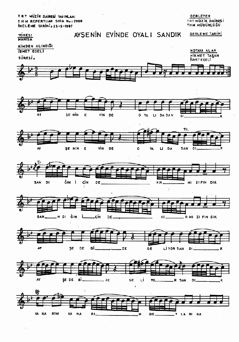 AYŞE'NİN EVİNDE OYALI DA SANDIK