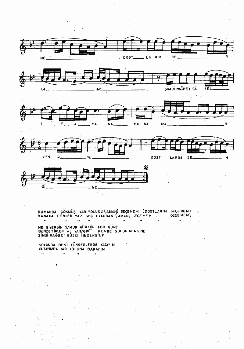 DUMAN ÇÖKMÜŞ YAR YOLUNU SEÇEMEM