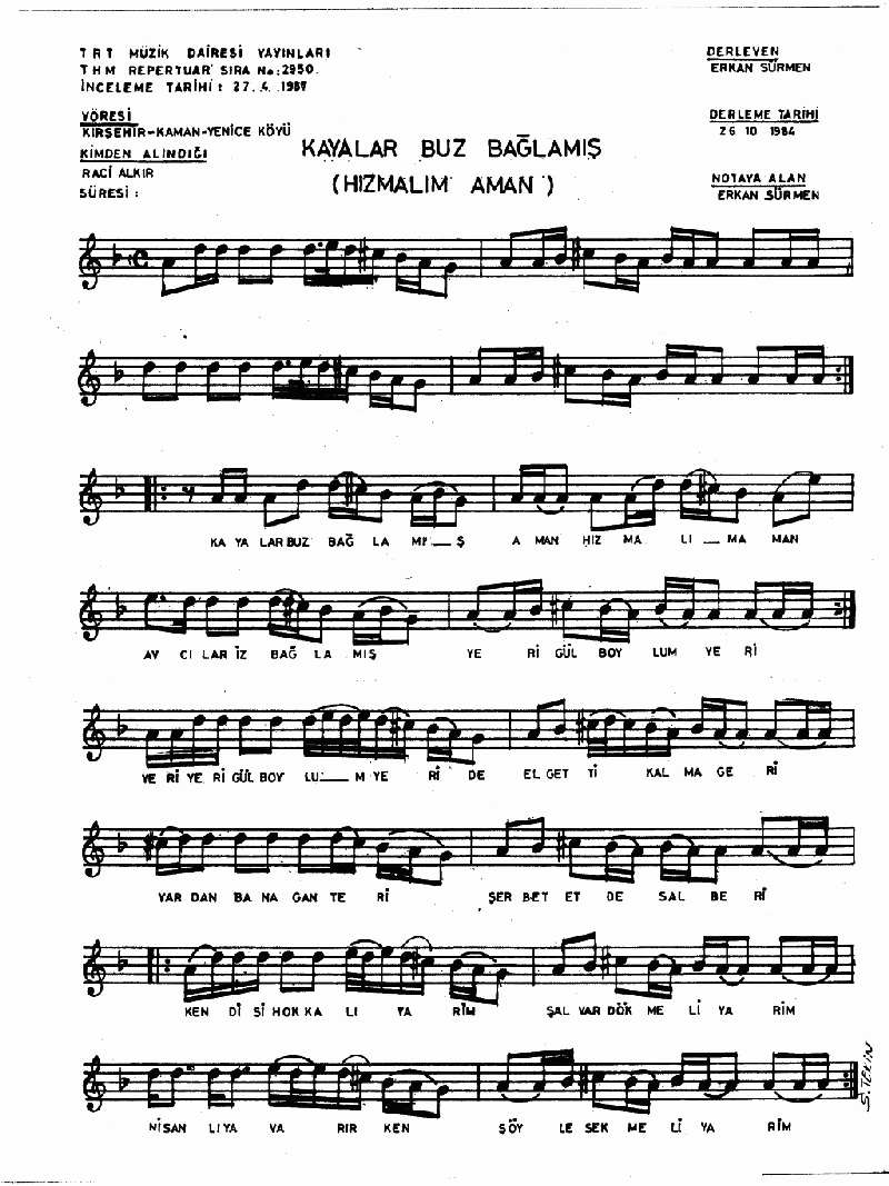 KAYALAR BUZ BAĞLAMIŞ