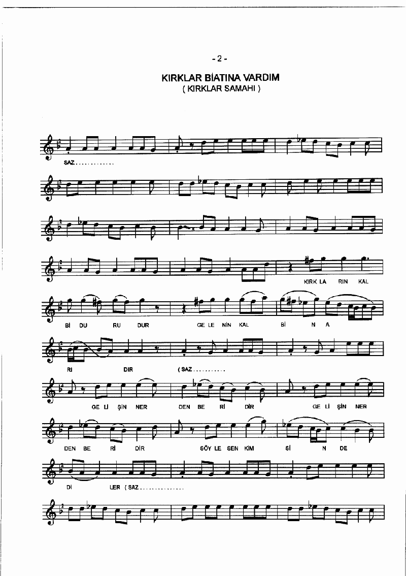 KIRKLAR BİATINA VARDIM