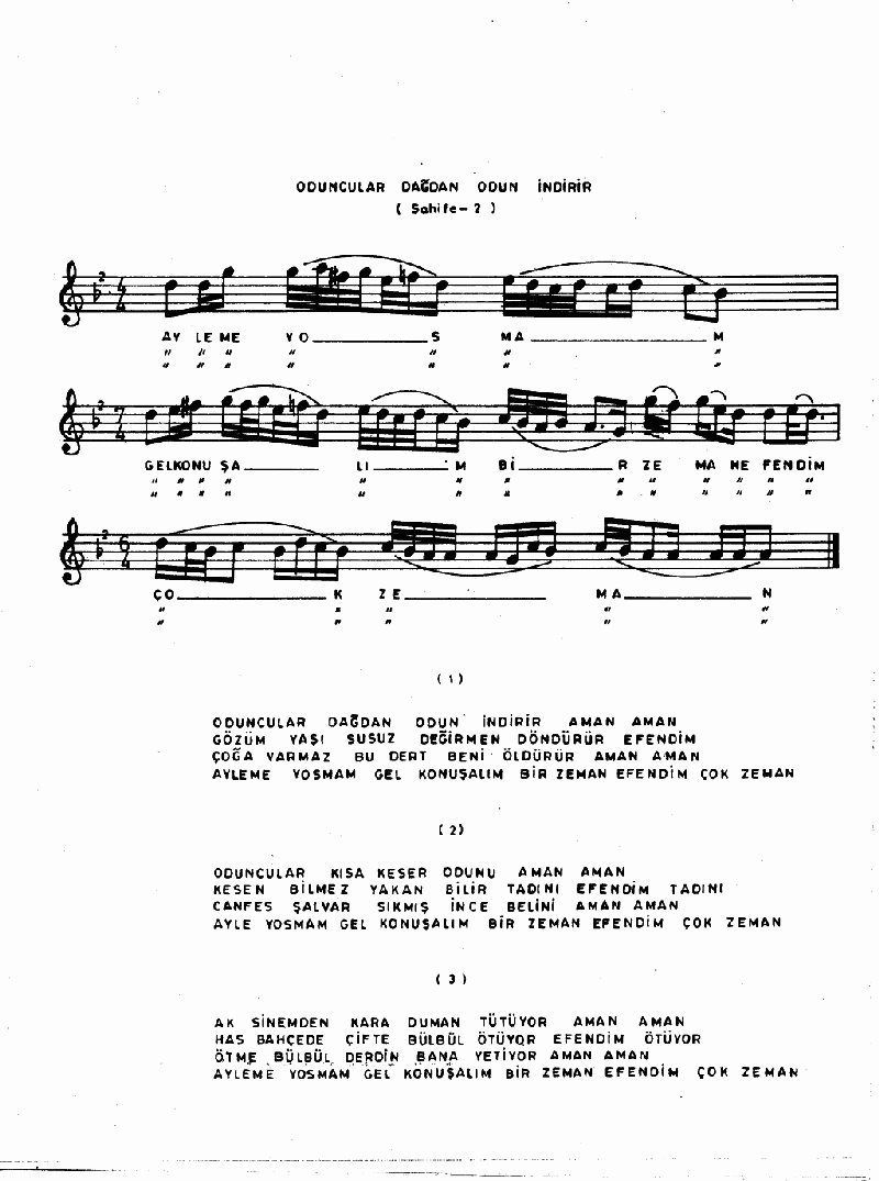 ODUNCULAR DAĞDAN ODUN İNDİRİR - II