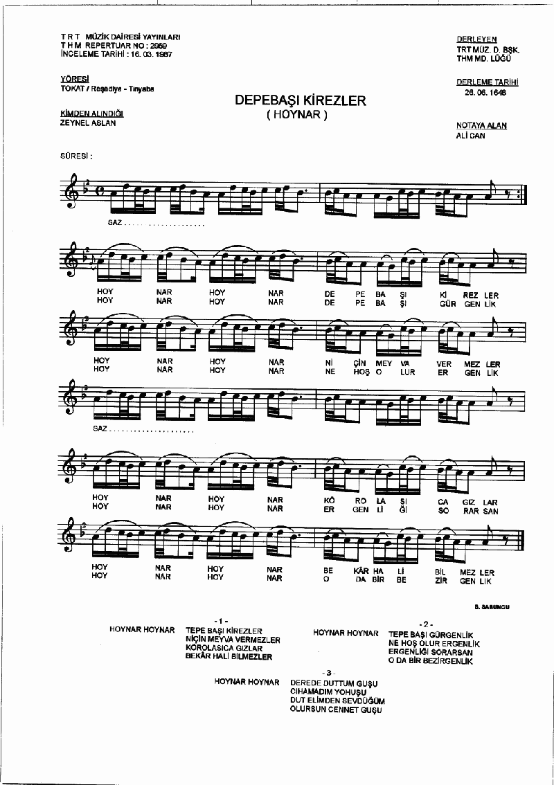 DEPE BAŞI KİREZLER