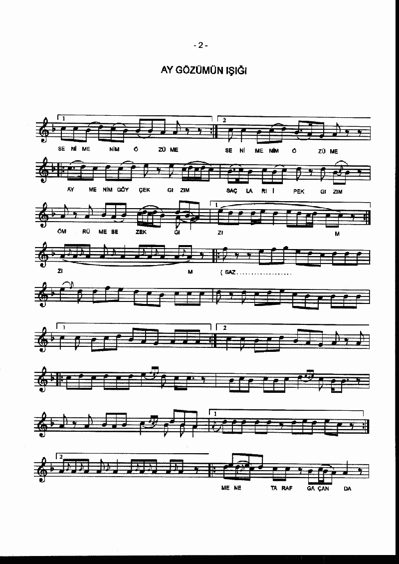 AY GÖZÜMÜN IŞIĞI