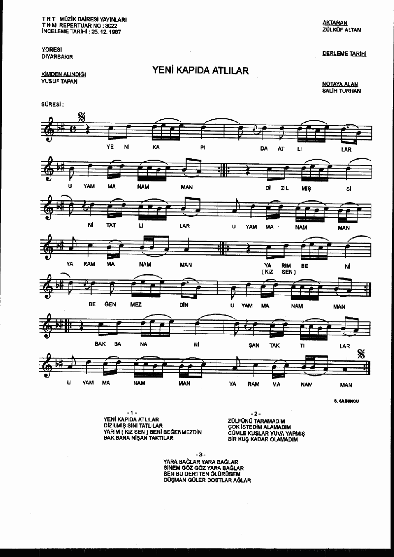 YENİ KAPIDA ATLILAR