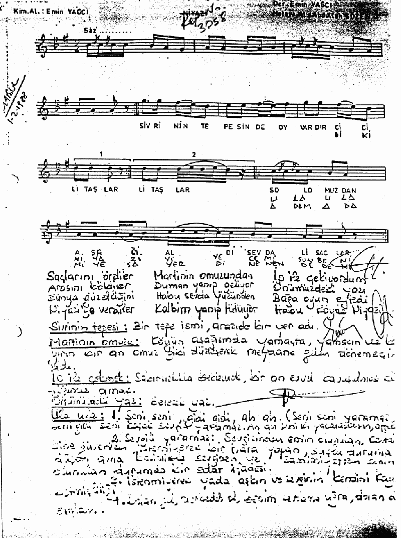 SİVRİNİN TEPESİNDE