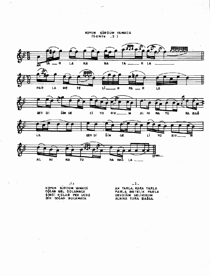 KOYUN SÜRDÜM YAMACA