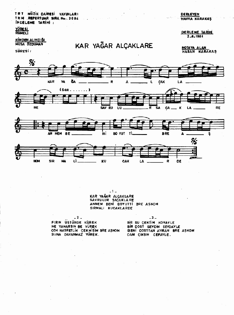 KAR YAĞAR ALÇAKLARA