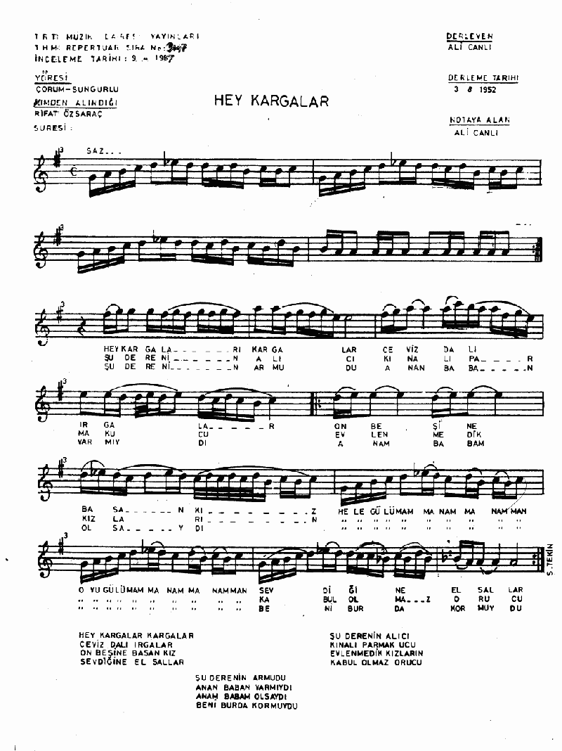 HEY KARGALAR KARGALAR