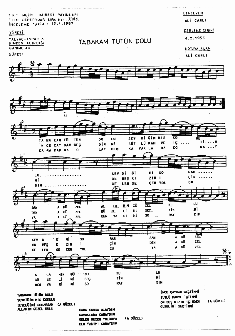 TABAKAM TÜTÜN DOLU