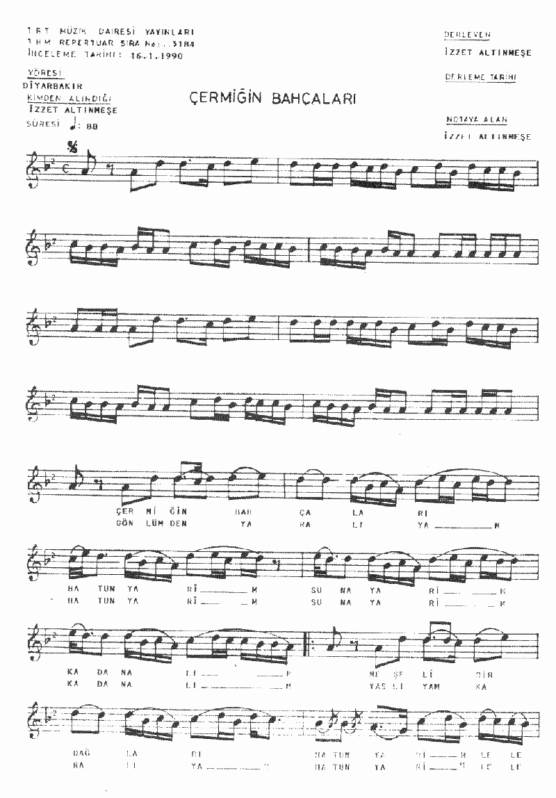 ÇERMİĞİN BAHÇALARI