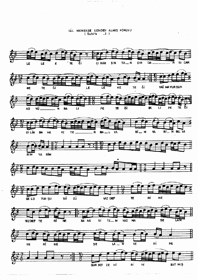 GÜL MENEKŞE SENDEN ALMIŞ KOKUYU