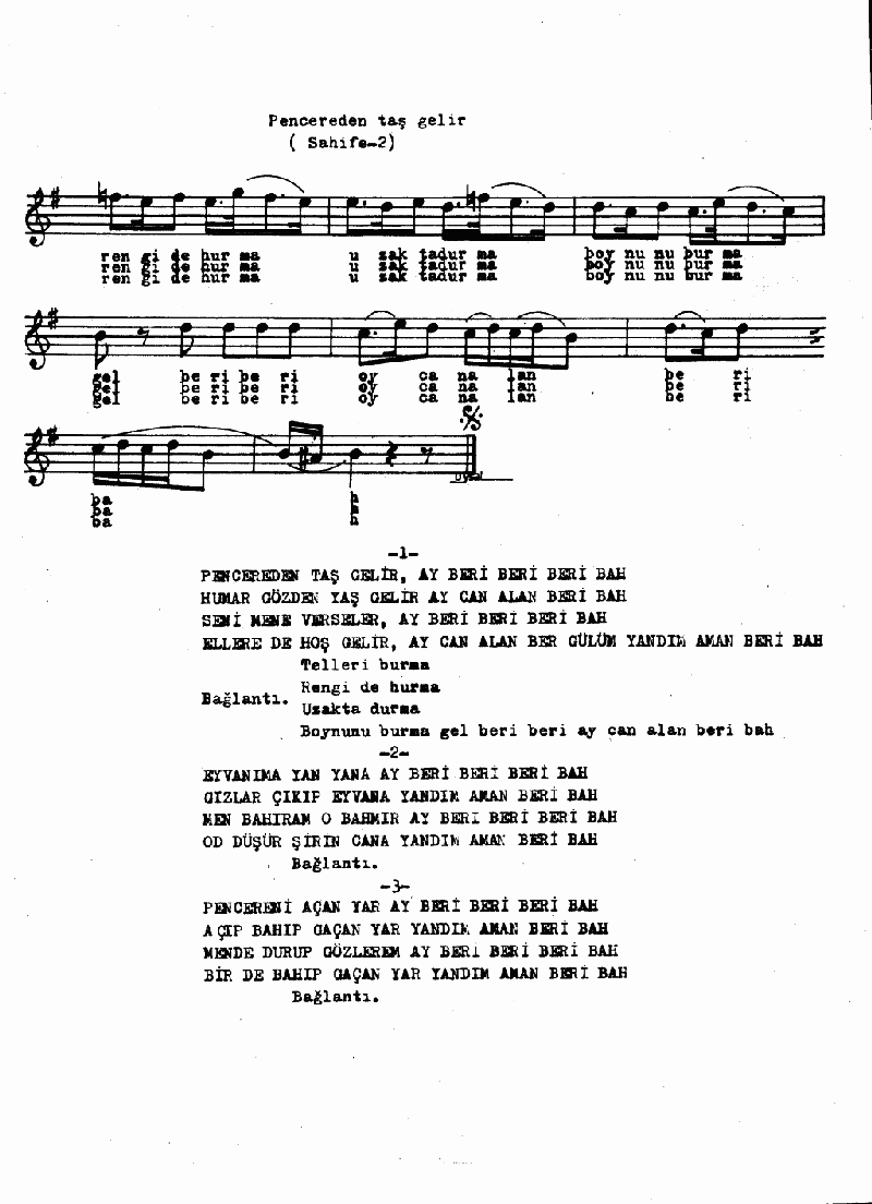 PENCEREDEN TAŞ GELİR - II