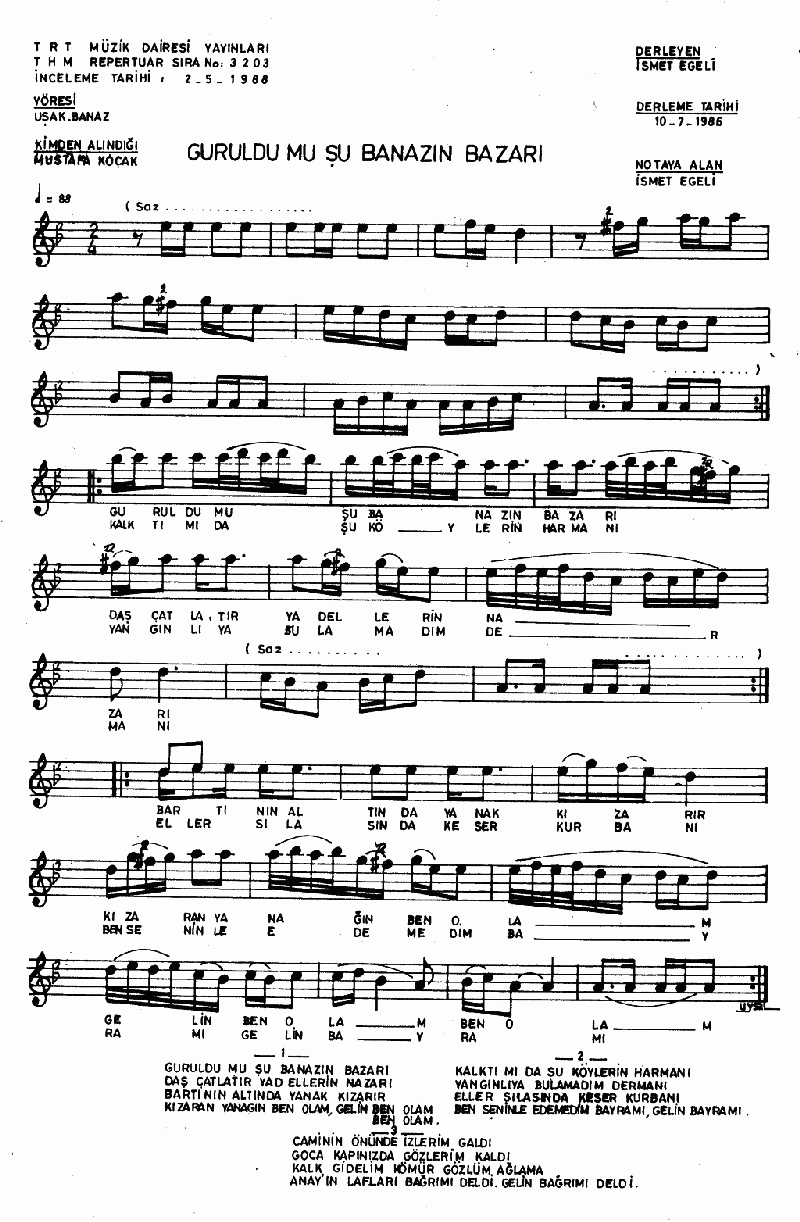 GURULDU MU ŞU BANAZ'IN BAZARI