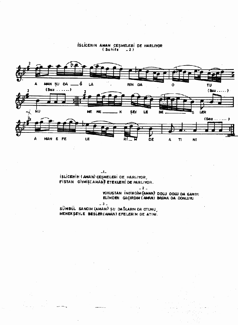 İSLİCE'NİN ÇEŞMELERİ