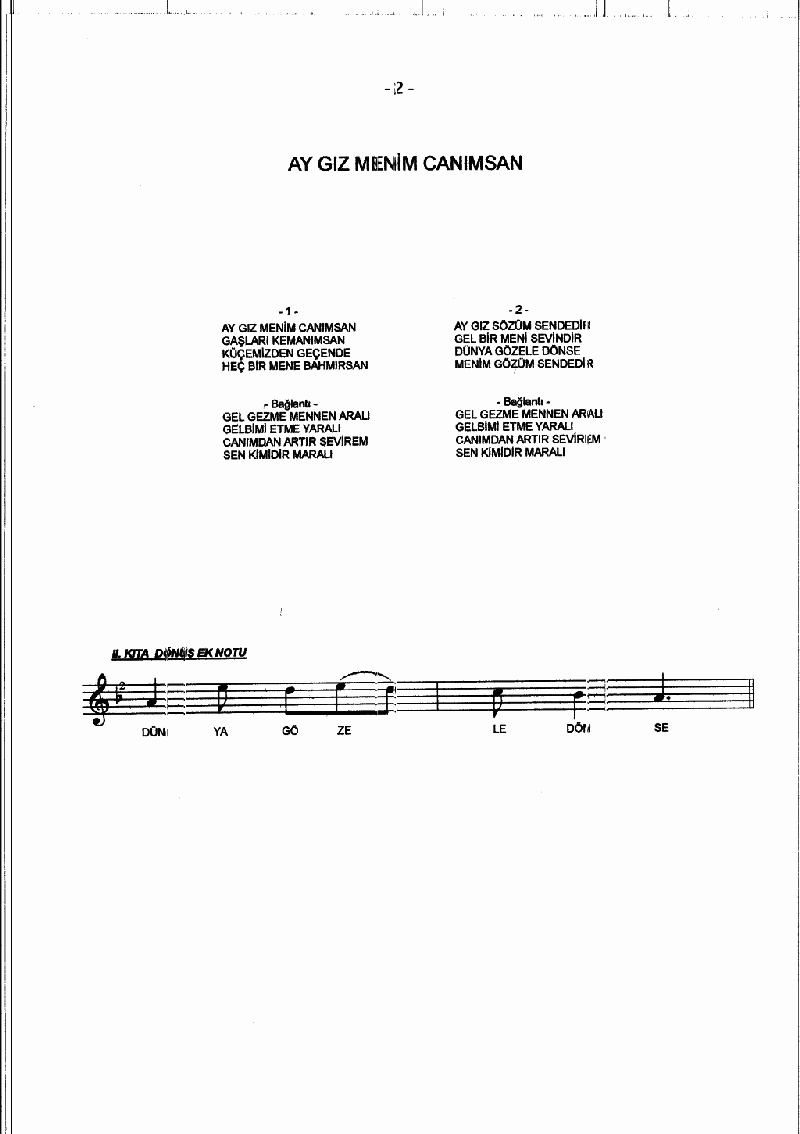 AY GIZ MENİM CANIMSAN