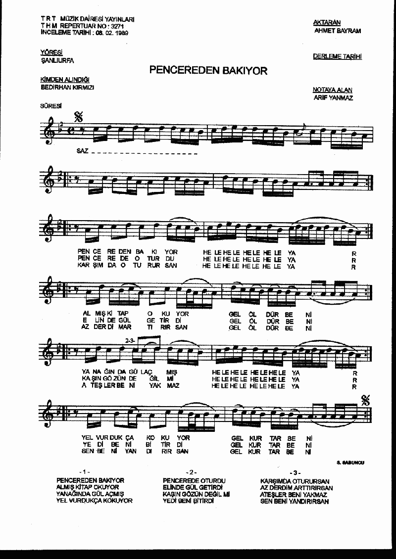 PENCEREDEN BAKIYOR