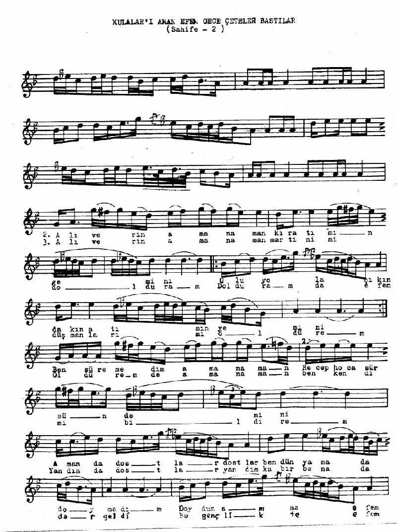 KULALARI GECE ÇETELER BASTI