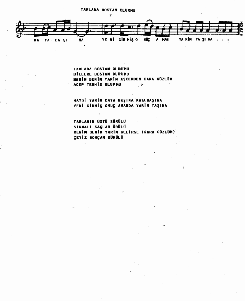 TARLADA BOSTAN OLUR MU