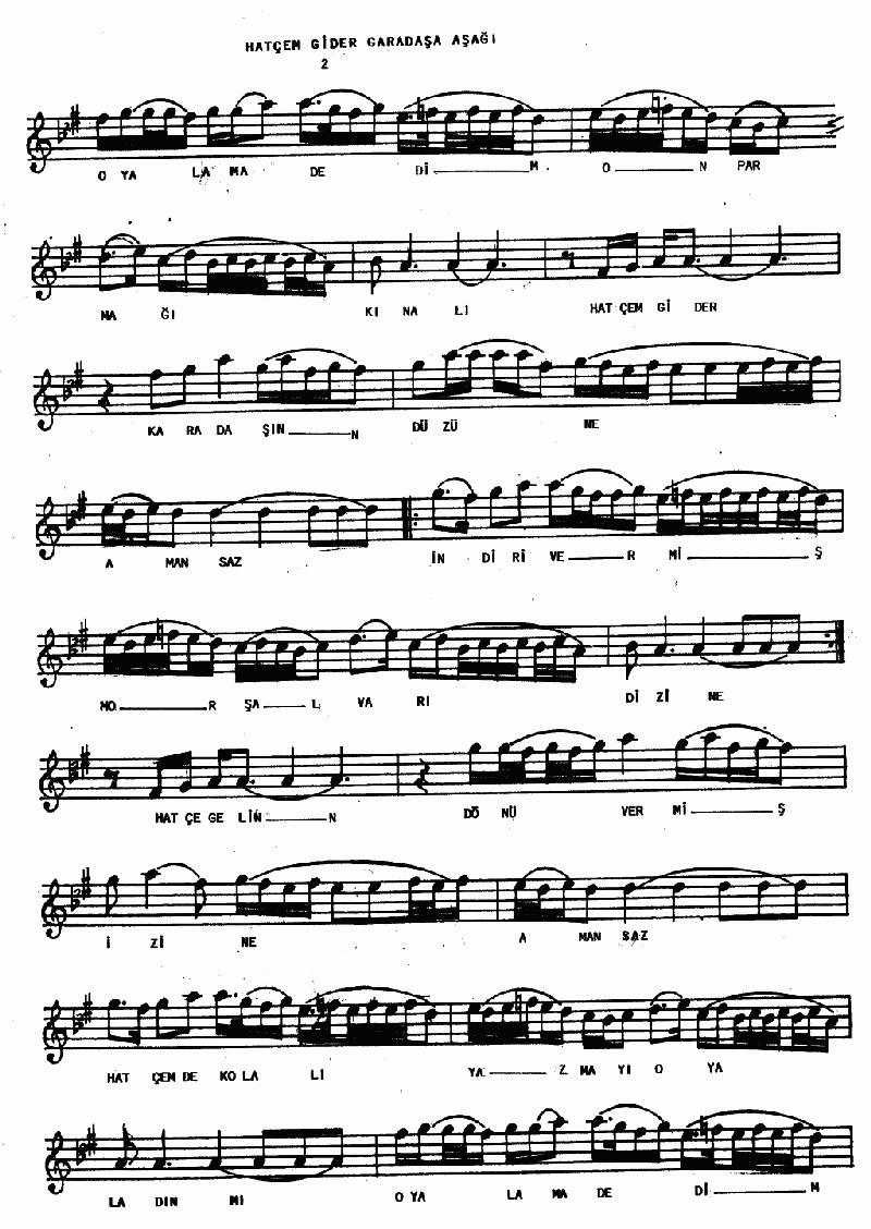 HATÇEM GİDER GARATAŞA AŞAĞI