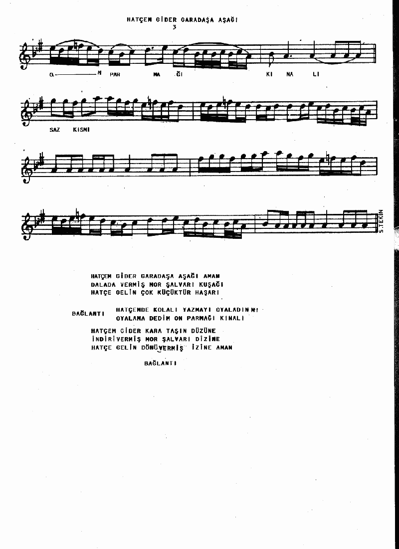 HATÇEM GİDER GARATAŞA AŞAĞI