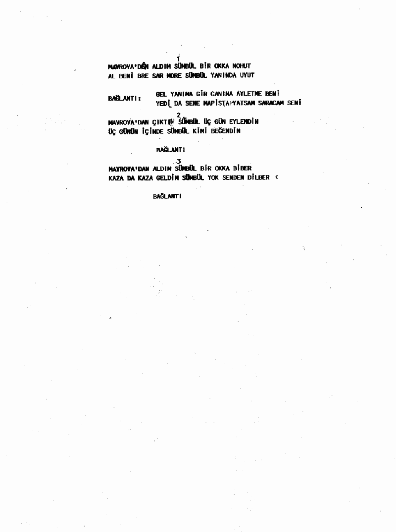 MAVROVA'DAN ALDIM BİR OKKA NOHUT